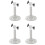 4pcs 13.5cm Universal Aluminum Projector Bracket for Projector for Ceiling or Wall 5 Kg Capacity for Camera 2