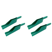 4Pcs Gutter Cleaning Scoop Gutter Getter Cleaner Roof Gutters Cleaning Tool for Ditch Skylights Garden Cleaning Shovel