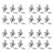 24Pack BPV-31 Piercing Valve Tap Valve Kits Adjustable Valve for Air Conditioners HVAC 1/4Inch,5/16Inch,3/8Inch