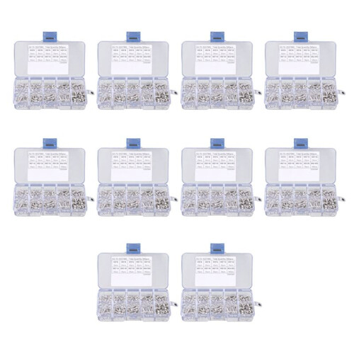 3400Pcs M3 Hex Socket Screw Nut Stainless Steel M3 Screws Nuts Assortment Kit Fastener