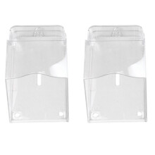 2X Waterproof Cover for Wireless Doorbell Door Bells Ring Chime Button Transparent Protector