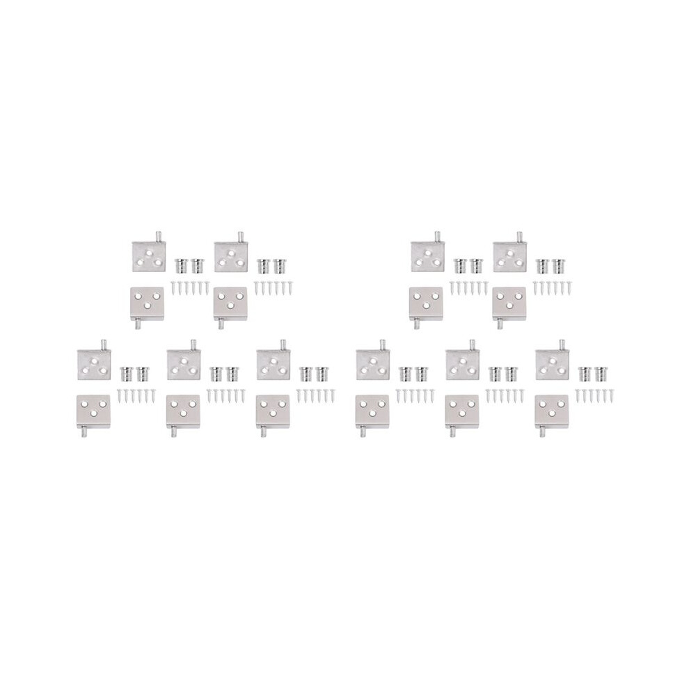 20Pcs Concealed Hinges Invisible Cabinet And Down Door Pivot Ct Corner Codes For Wood Panel Cupboard Display Support 6034254827285