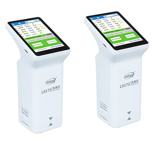 2X Linshang LS173  Touch Screen Colorimeter for Coating Ceramic Plastic Paint Color Measurement Comparison 1