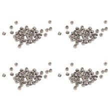 200Pcs M2 Zinc Plated Self-Locking Nylon Insert Hex Lock Nuts