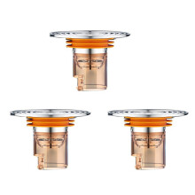 3X Self-Closing Odor and Insect Proof Floor Drain Core Deodorant Anti-Odor No Smell Bathroom Toilet Sewer Shower Drain