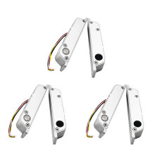 3X Electric Drop Bolt Lock 4 Wires DC12V Electronic Mortise Locks Wooden Door Lock Lron Door Lock