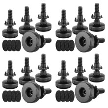 16Pcs Furniture Levelers Heavy Duty Furniture Leveling Feet Adjustable Leg Levelers for Cabinets Tables Chairs Raiser