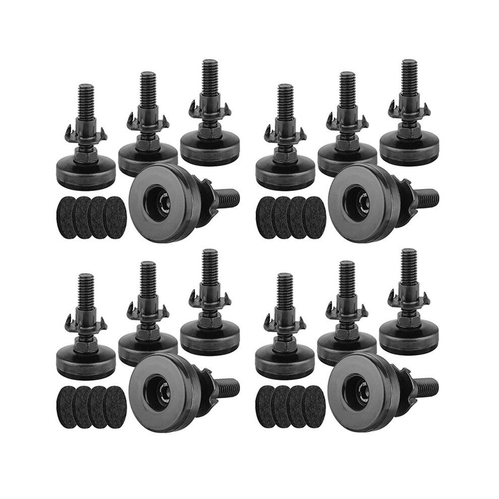 16Pcs Furniture Levelers Heavy Duty Furniture Leveling Feet Adjustable Leg Levelers For Cabinets Tables Chairs Raiser 6031002882428