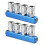 2X Pneumatic Distributor 4 Way Air Hose Quick Connect Coupling Tool 1/4 Bsp Thread 1