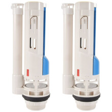 2X Split Toilet Drain Valve Two-Button Toilet Water Outlet Valve Dual Flush Fill Water Tank Accessories