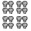 16PCS Gutter Guard Downspouts Filter Strainer Preventing Leaf Debris Branches Roof Moss From Clogging the Pipes 1