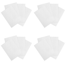 16X Carta per Guarnizioni per Alte Temperature, Pannello Isolante In Fibra Ceramica, Pannello Ignifugo Nominale 2850 per Caminetto DIY