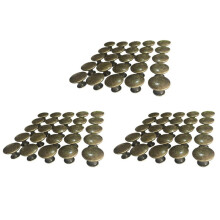 75 Peças Puxadores de Gaveta de Porta Vintage 30mm Antigo Armário de Cozinha Puxadores de Armário, para Cômoda e Armário, Bronze Antigo
