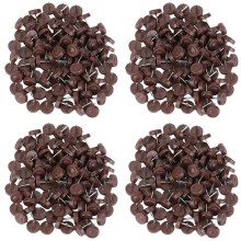 400 PCS Chair Table Furniture Leg Bottom Feet Plastic Pads Glides Skid Nail Wood Floor Furniture Protector Noise Killer