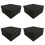 36 Pack Pyramid Shape Soundproof Foam Sound Proof Padding Treatment Panel for Echo Bass Insulation 1