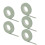 5X AFC Thermal Insualtion Silicone Bonding Rubber Tape pour LCD Module Flexible Board 1