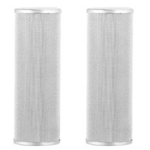 2X les Accessoires de Purification D'Eau en Acier Inoxydable 304 de 10 Pouces Peuvent Être Nettoyés et Réutilisés, Éliminent Efficacement les