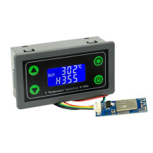 2X XY-WT04-W WIFI Remote Digital Temperature Controller K Thermocouple High Temperature Controller -99-999 Degrees