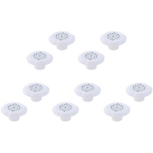 10Pcs Swimming Pool Accessories Replacement Round ABS Swimming Pool Drain Water Outlet