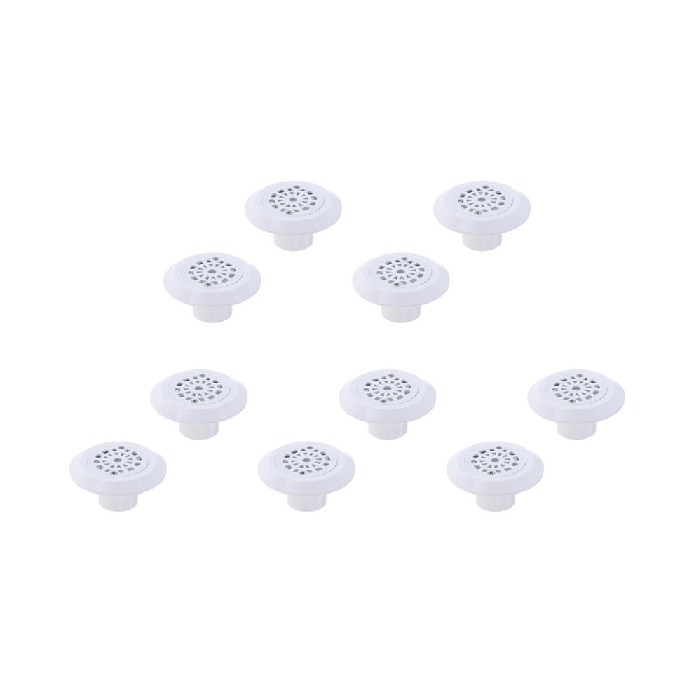 10Pcs Swimming Pool Accessories Replacement Round Abs Swimming Pool Drain Water Outlet 6032003086570