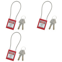 3X Engineering Lucchetto di Sicurezza Corda Blocco Trave Lungo Contrassegno Blocco Isolamento Blocco Isolamento Lucchetto Blocco