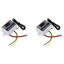 2X Digital Temperature Controller Display Thermostat Control and Thermistor Sensors Temperature Probe(12V 120W)