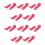 20Pcs DS1990A-F5 TM Card IButton Tag with Wall-Mounted Red 1