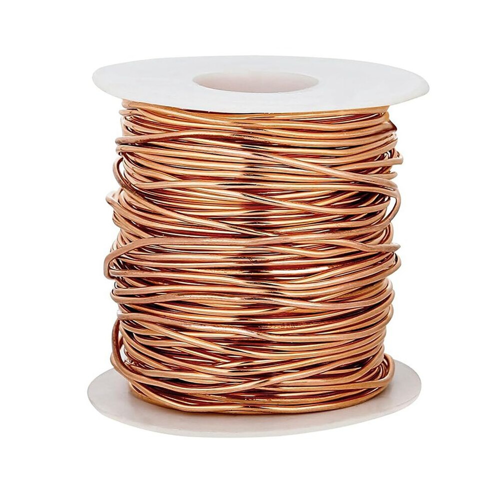 99.9% Dead Soft Copper Wire, 18 Gauge/ 1 Mm Diameter, 213 Feet/ 65 M, 1 Pound Spool Pure Copper Wire 6032368551072