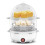 Electric Egg Cooker Automatic Steamer Double Layer Multi Function Breakfast Machine Appliance for Boiling Poaching US 1