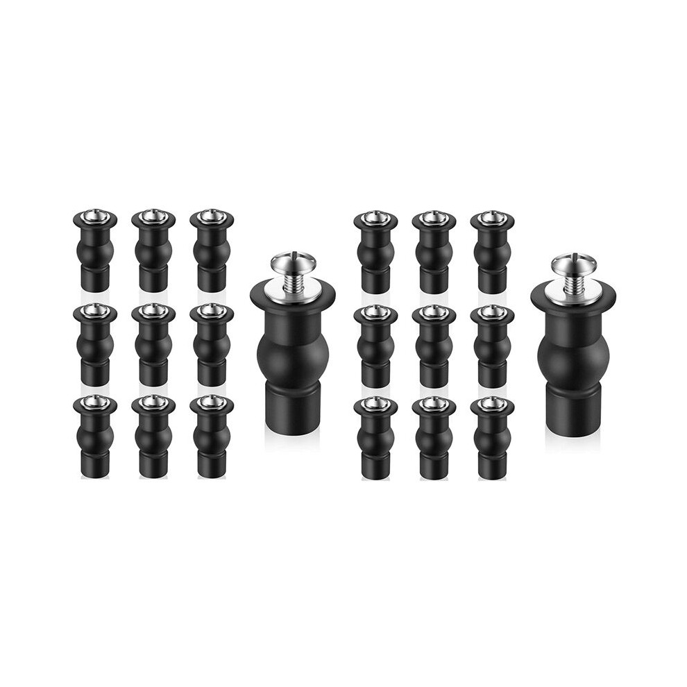 20 Pieces Toilet Screws Universal Toilet Expanding Screws Toilet Hinge Bolt Replacement Rubber Blind Hole 4711256767697