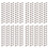 200Set M2X10mm Hex Socket  Knurled Cap Screws Bolts Nut 1