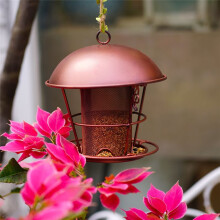 Bird Feeder for Outdoors Hunging, Gifts for Mom Grandma Women, Metal Waterproof Outside Wild Bird Feeders Garden