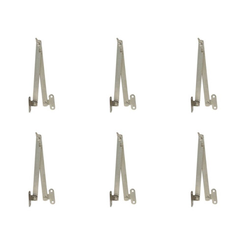 6X Furniture Cupboard Door Front Desk Foldable Lid Support Hinge Stay