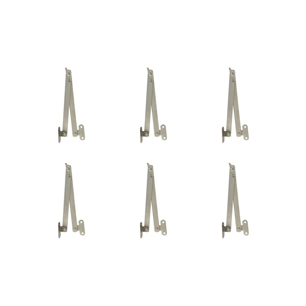 6X Furniture Cupboard Door Front Desk Foldable Lid Support Hinge Stay 6032870173311