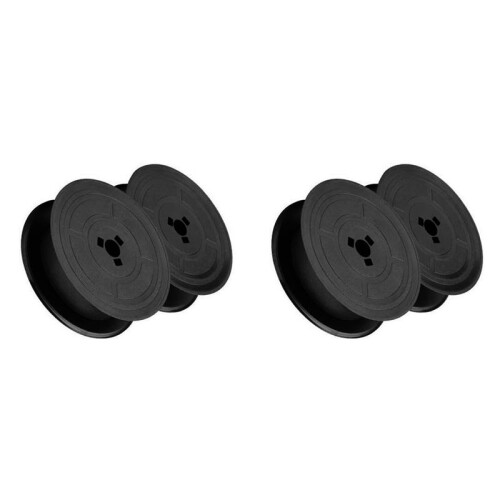 2Pcs GR4 Typewriter Ribbon Typewriter Ribbon Twin Spool Replacement for Olivetti Lettera Typewriter (Black)