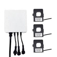 Tuya  Life Single 3 Phase WiFi  KWH Meter 200A Power Clamp Current Transformer Power Usage Monitor