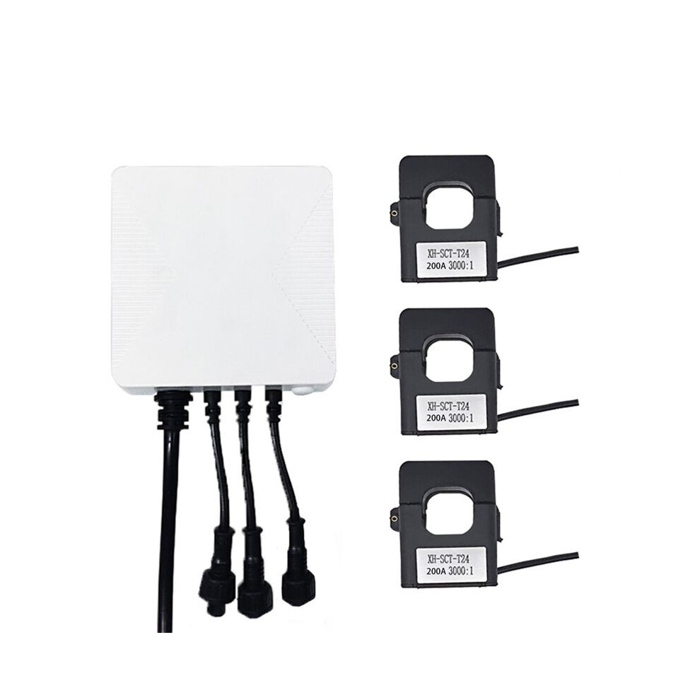 Tuya Life Single 3 Phase Wifi Kwh Meter 200A Power Clamp Current Transformer Power Usage Monitor 4711138672224