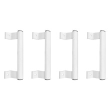 4X Sliding Door Handle 8inch Aluminum Sliding Glass Door Pull Sliding Patio Door Handles Fits 6-5/8 Inch Mounting Holes