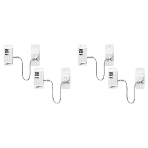 Refrigerator Lock Combination 4 Pack Refrigerator Lock for Children Adhesive Freezer Lock Child Safe Refrigerator Lock