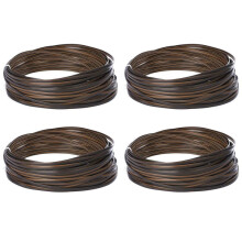 4X Geflecht-Reparaturset, Kunststoff-Rattan für die Reparatur Von Flachen Korbmöbeln, Reparaturersatz