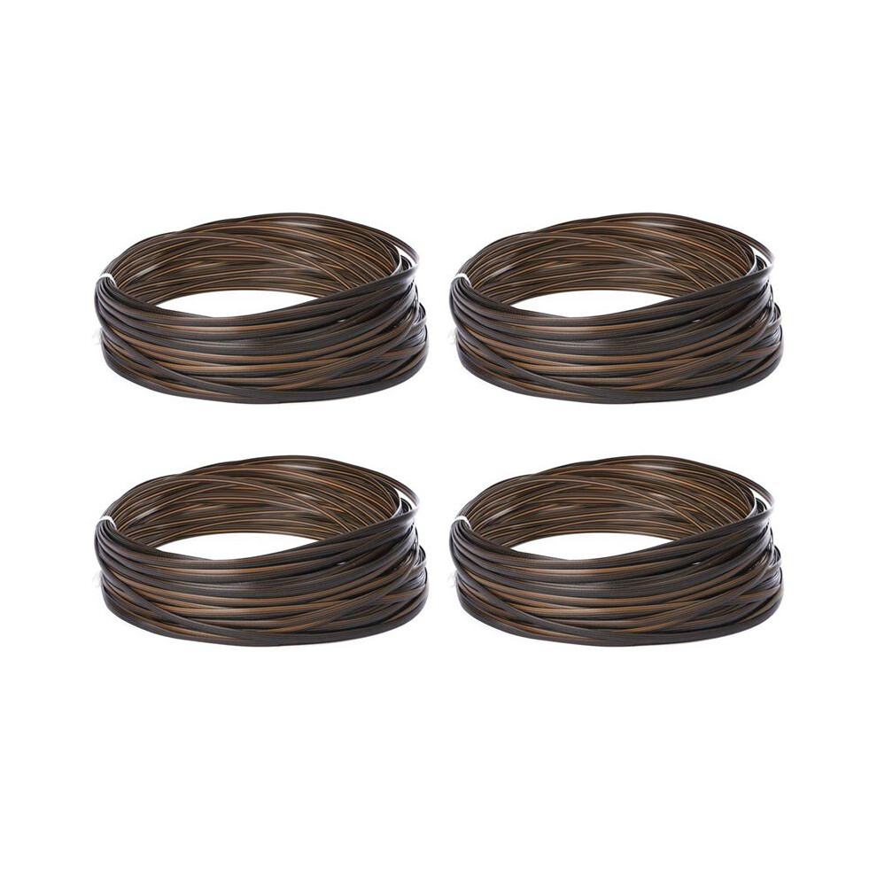 4X Wicker Repair Kit, Plastic Rattan For Patio Chair Repair Flat Wicker Furniture Repair Replacement 4712737225224