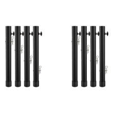 Table Leg Extenders for Folding Tables Straight/Bent Leg, Folding Table Leg Extensions, Heights Adjustable Risers - 8PCS
