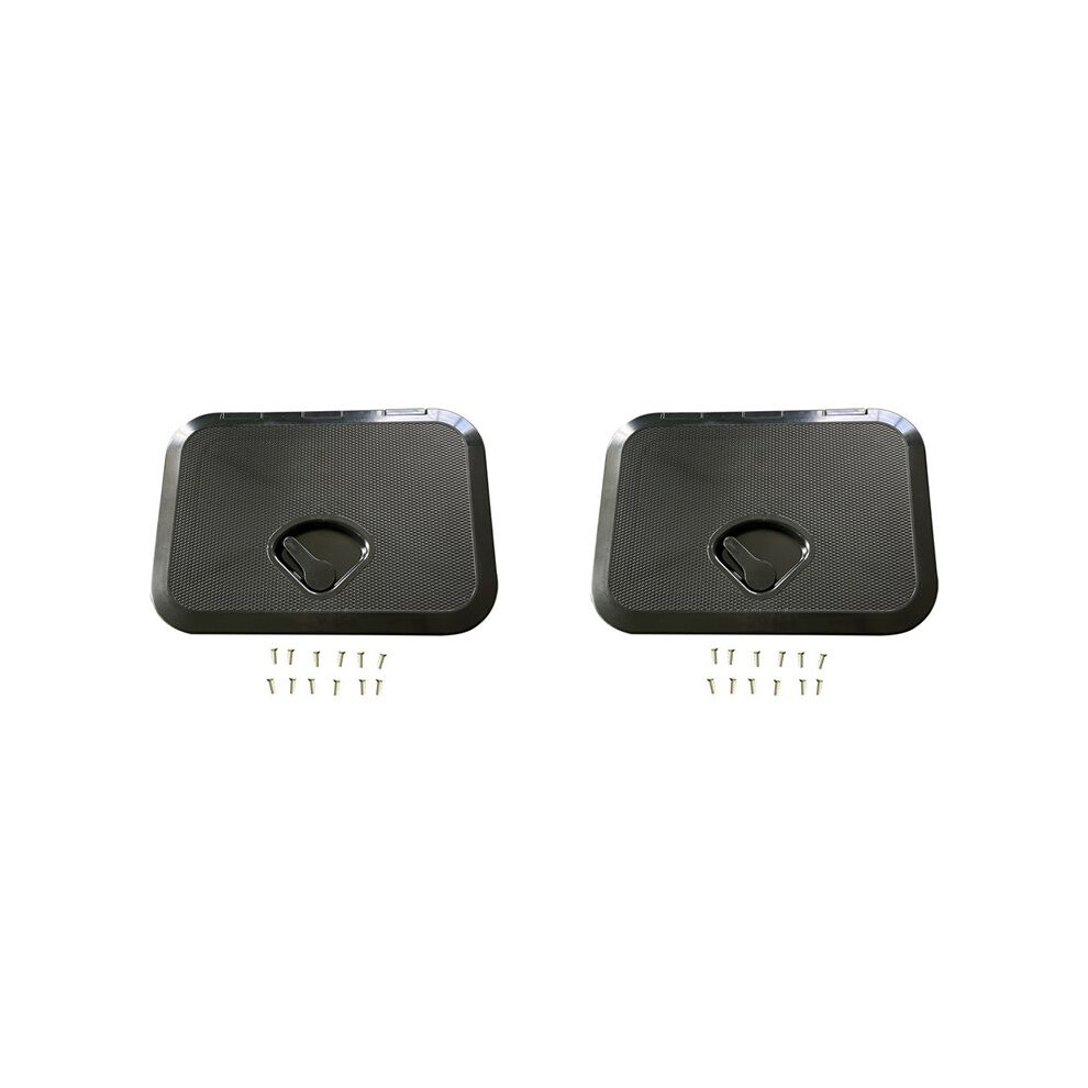 2X Marine Deck Access Hatch And Lid Hatch Inspection Cover Accessory Leakproof For Marine Boat Rv Rectangle With Lock 4711140849232