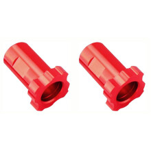 2X Adaptateur de Tasse pour Pistolet à Peinture Adapté pour SRI R100 602 H-2000 25CC 250CC Tasse, Taille de Filetage 14MM, Pas de 1,0MM