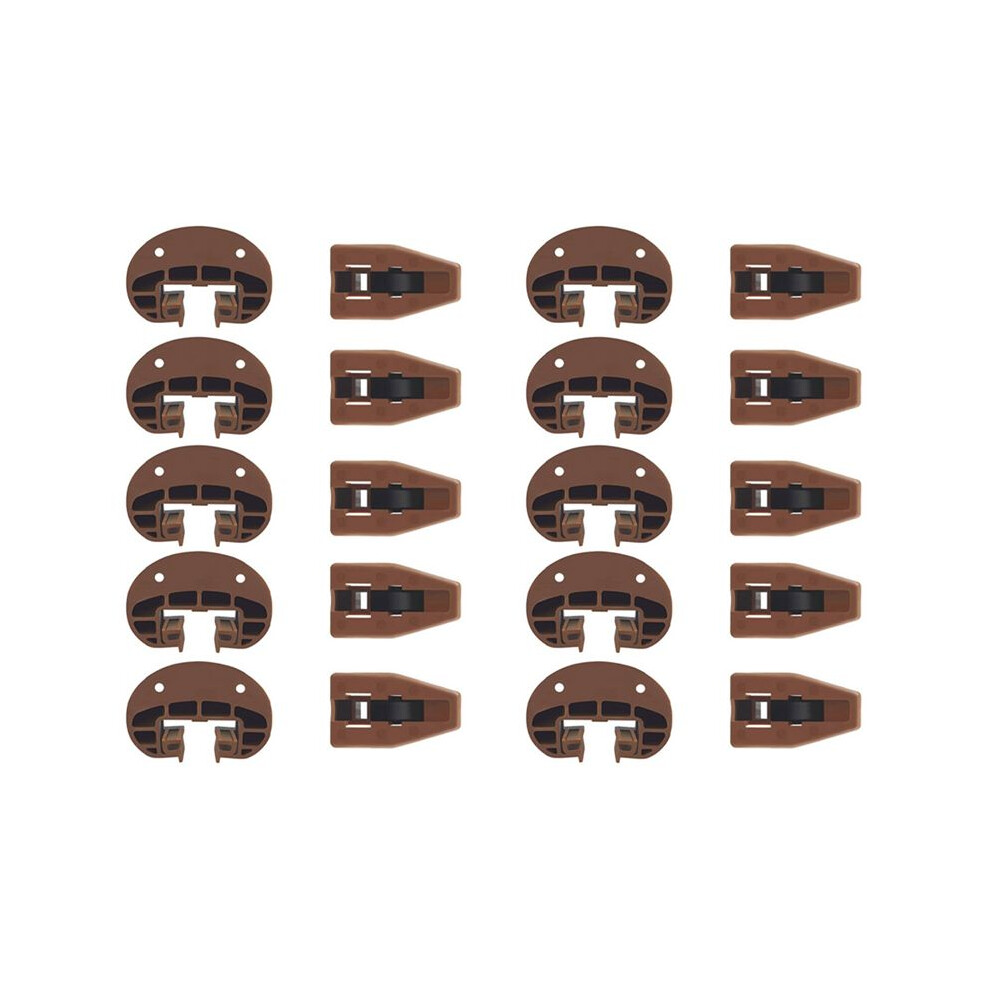 Drawer Slides Guides Plastic 10Pairs With Roller Undermount Drawer Slides Stopper For Dresser Drawer Replacement Parts 6133495382239