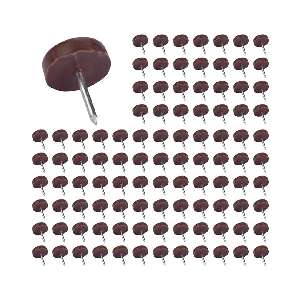 1000 Pcs Chair Table Furniture Leg Bottom Feet Plastic Pads Glides Skid Nail Wood Floor Furniture Protector Noise Killer 4713184341963