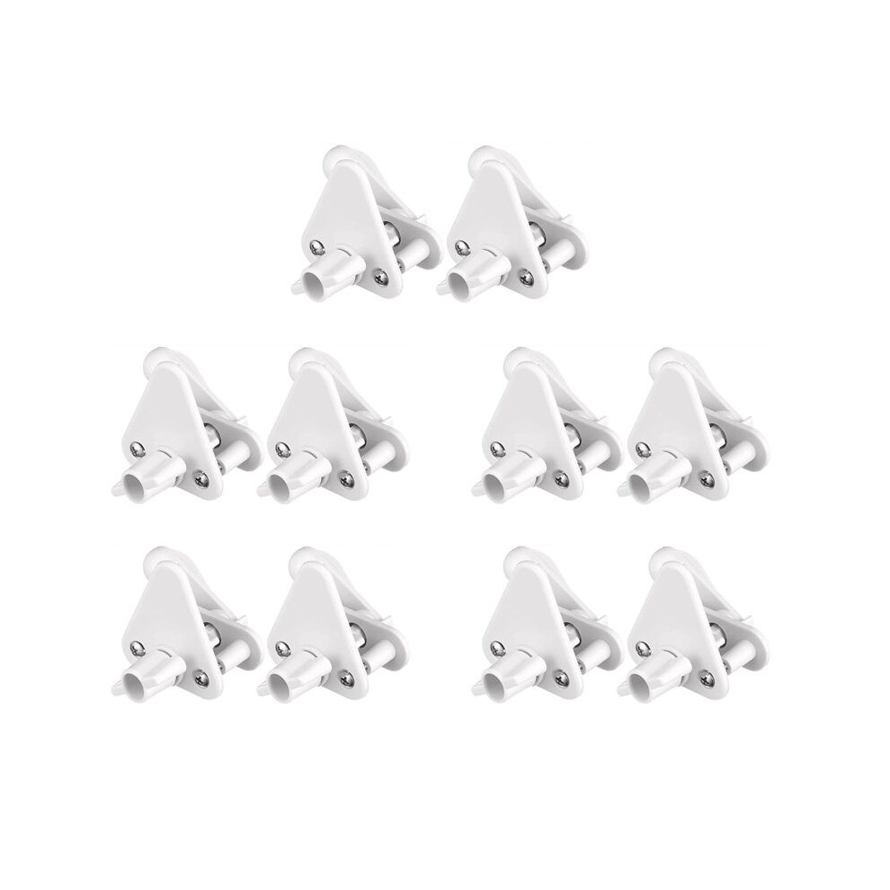 10Pcs Marine Pontoon Boat Replacement Door Latches,For Square Frames 1-1.25 Inch,For Left Or Right Hinge Gate 4712901425665