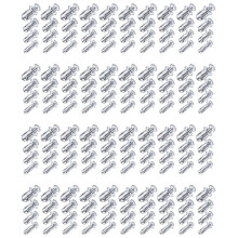 160 Pièces M 4 M5 M6 M8 Écrous à Pétales, Écrou à Vis D'Expansion, pour Mur Creux Fer Plastique PolywoodPressboard Panneau Dur Argent