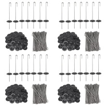 400 Packs Solar Panel Guard Clips, Stainless Steel Wire Fence Fasteners Animal Guard Roll Kit for Solar Panel