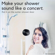 Portable Speaker Turns Anything Into A Speaker Wireless Bone Conduction Induction Vibration (Black)